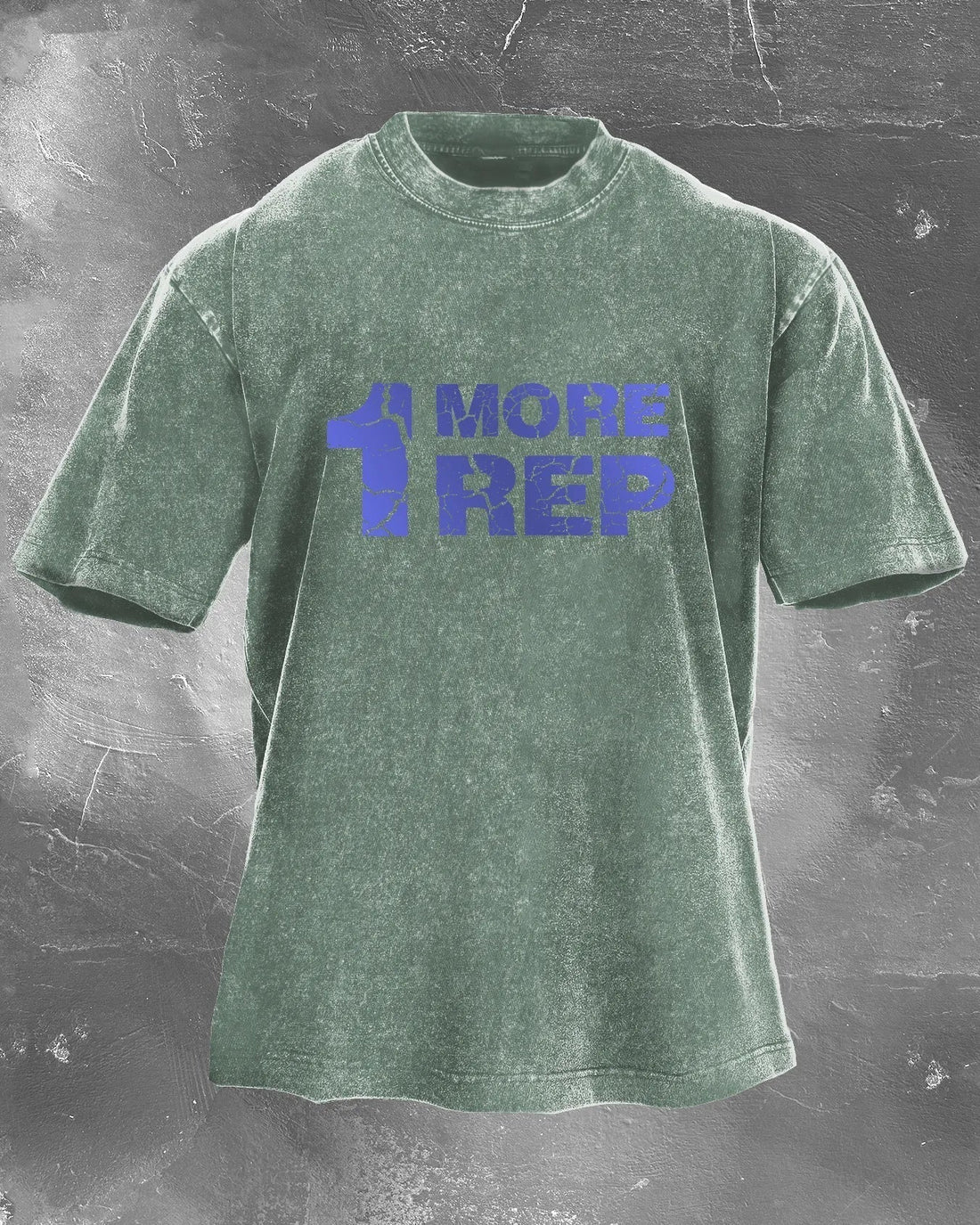 1 More Rep T-Shirt με πλυμένο εφέ