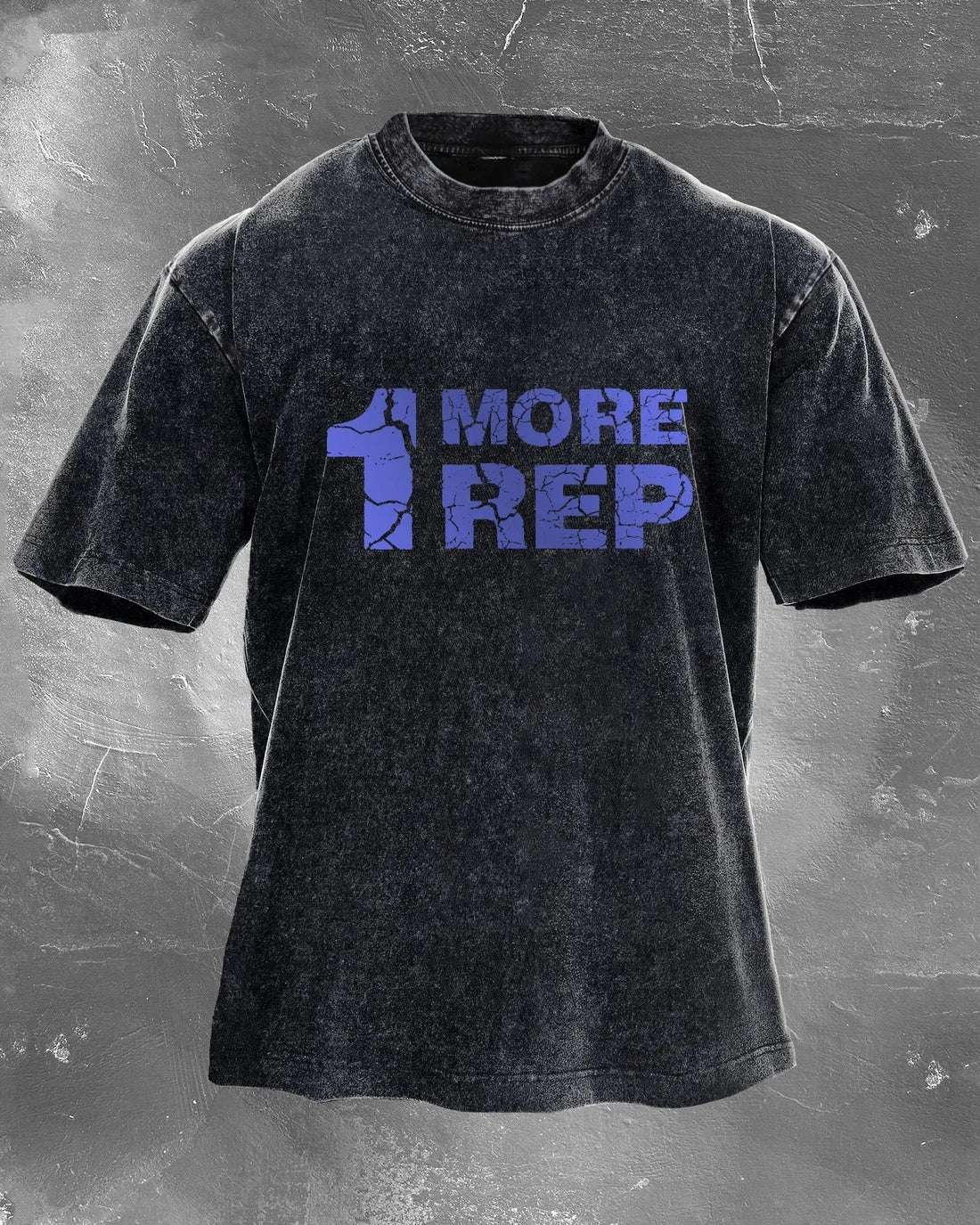 1 More Rep T-Shirt με πλυμένο εφέ