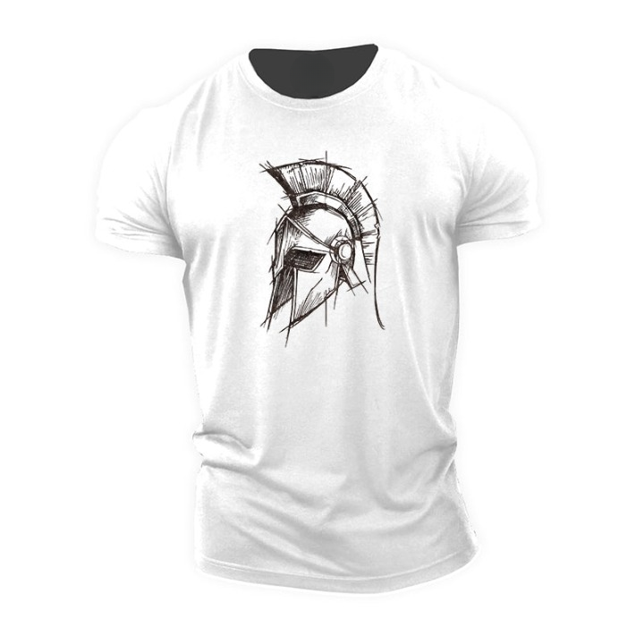 Spartanisches Porträt T-Shirt