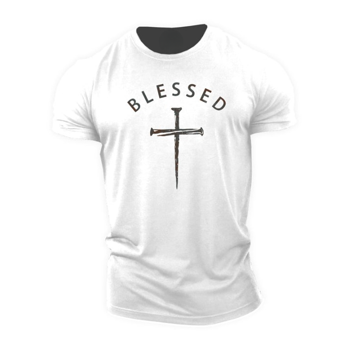 T-shirt com Cruz Abençoada