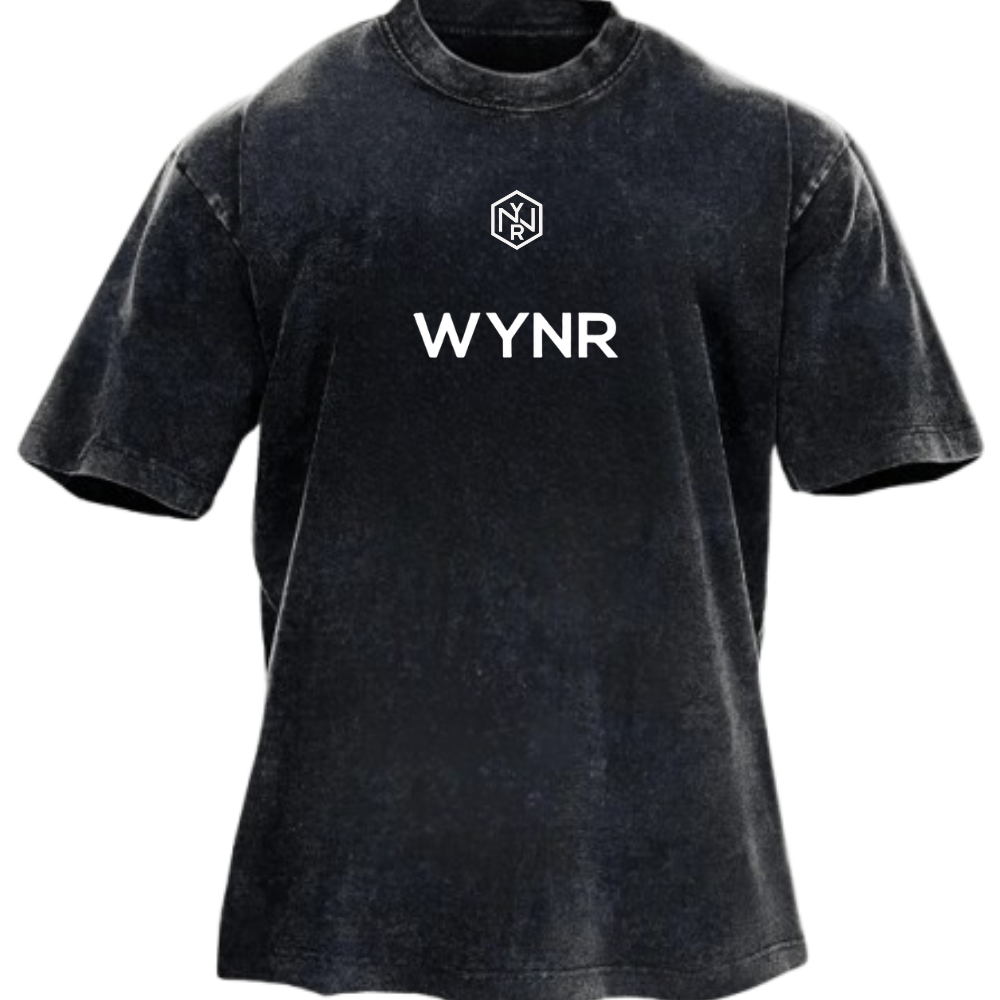 T-shirt délavé Original avec logo WYNR