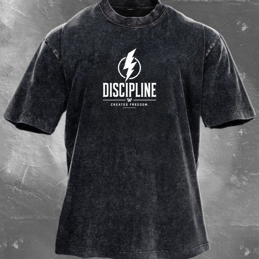 Discipline Freedom vasket T-shirt
