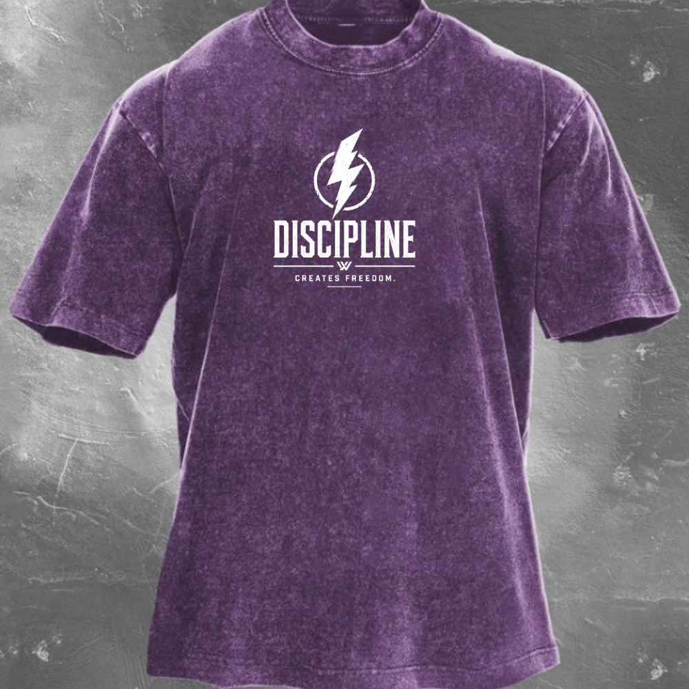 Discipline Freedom Washed T-Shirt