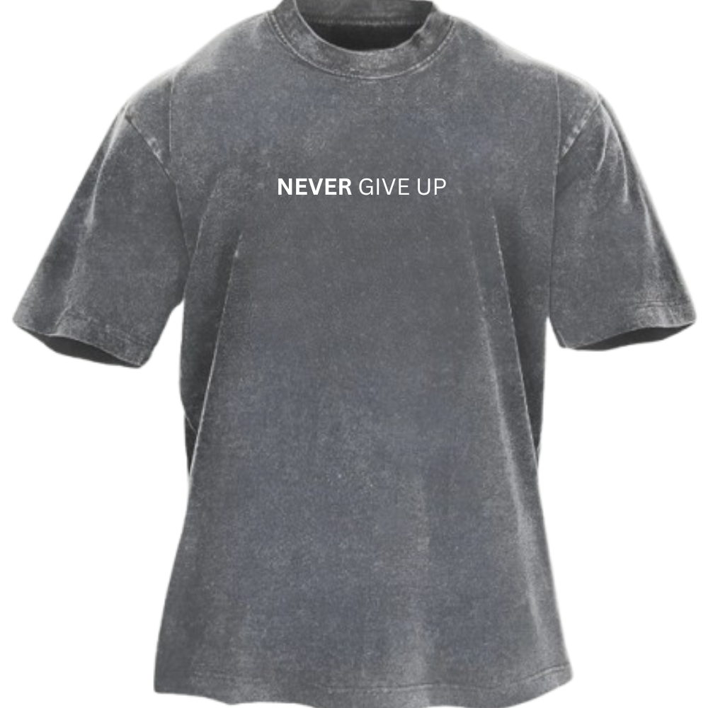 N'abandonne Jamais T-Shirt Délavé