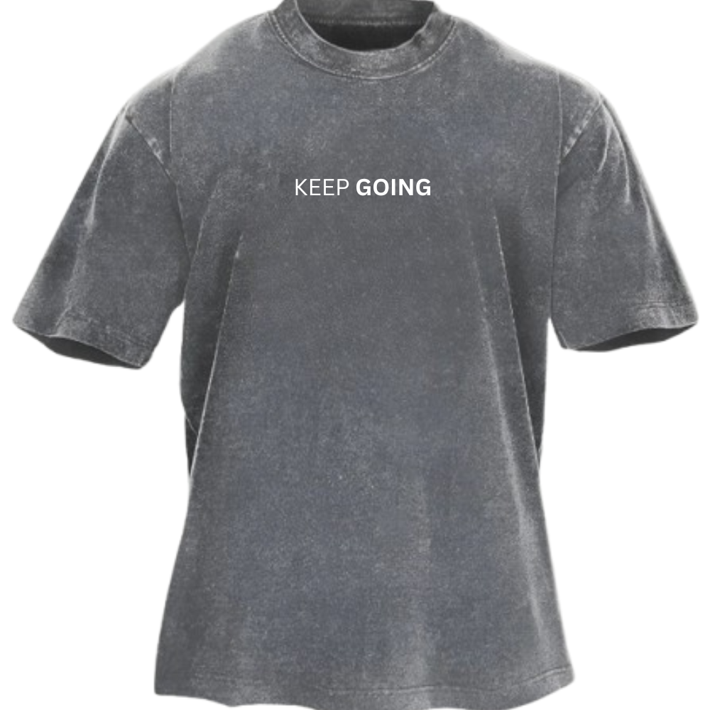T-Shirt délavé Continuez
