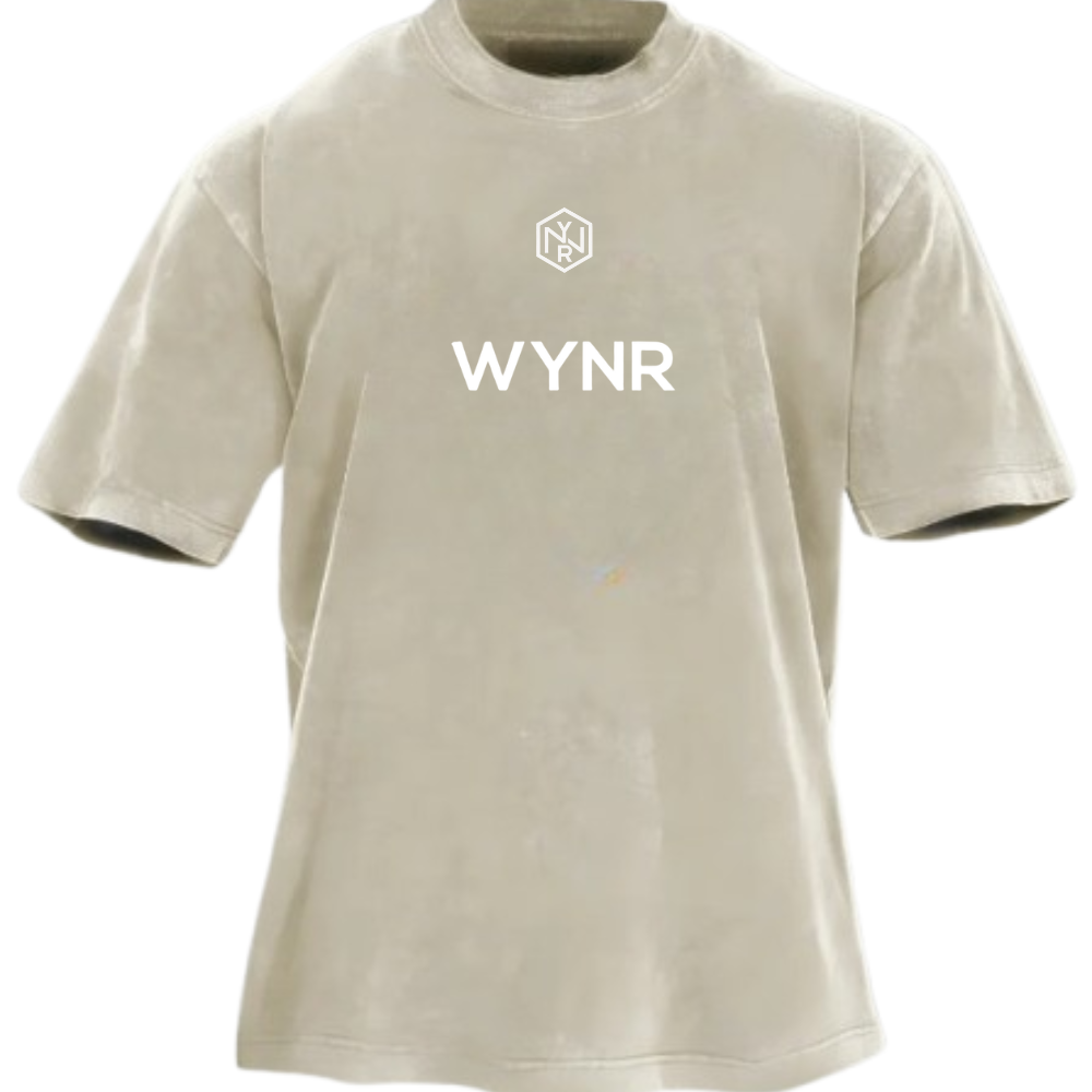 Camiseta lavada original con logo WYNR