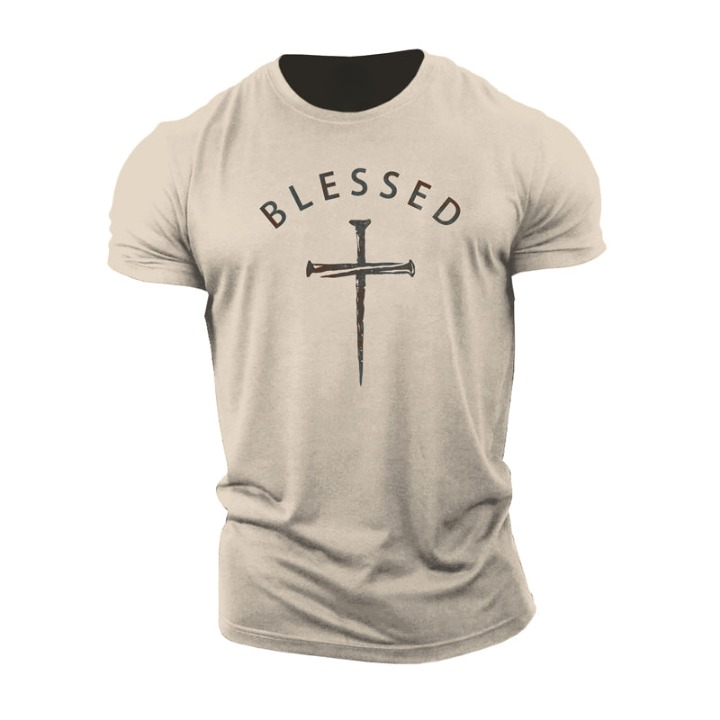 T-shirt com Cruz Abençoada