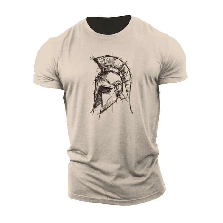 Spartanisches Porträt T-Shirt