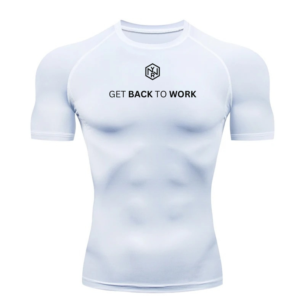 Kom tilbage på arbejde - kompressions-T-shirt