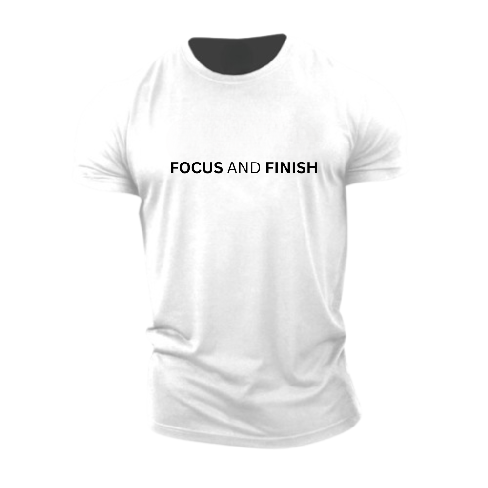 Fokusér og afslut T-shirt