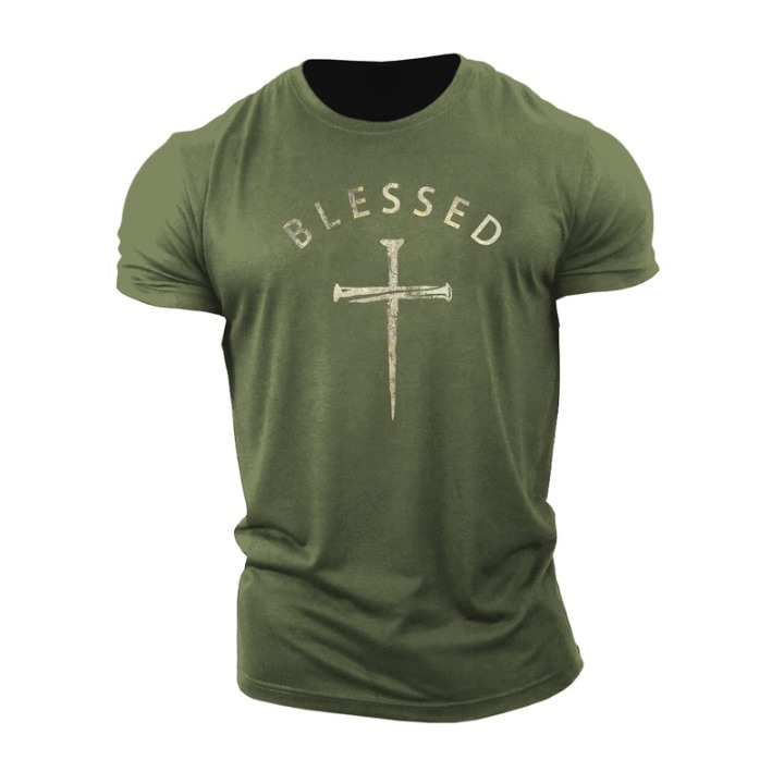 T-shirt com Cruz Abençoada
