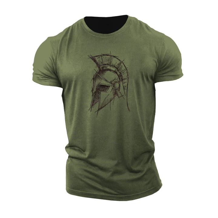 Spartanisches Porträt T-Shirt