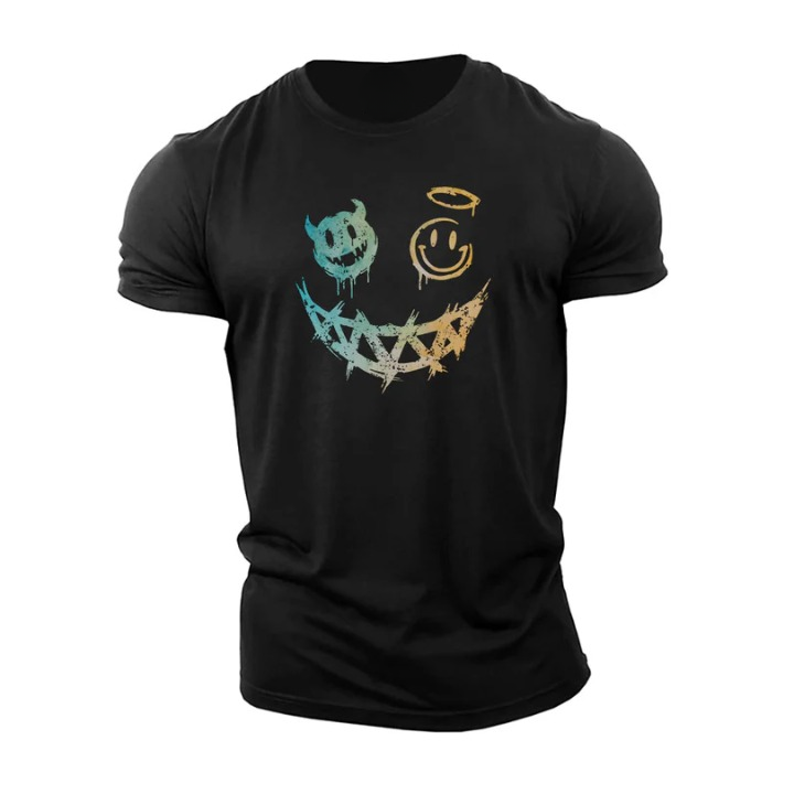 Devil Angel Smiley T-Shirt