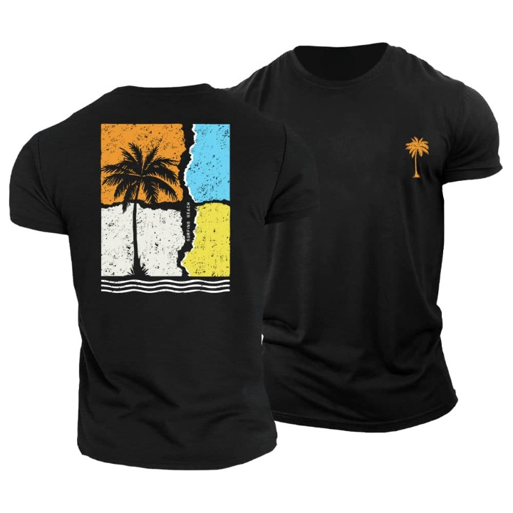 T-shirt affiche d'été