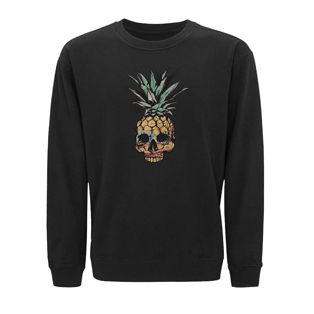 Sweatshirt med ananaskranium