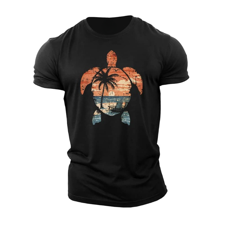 Fröhliches Schildkröten-T-Shirt
