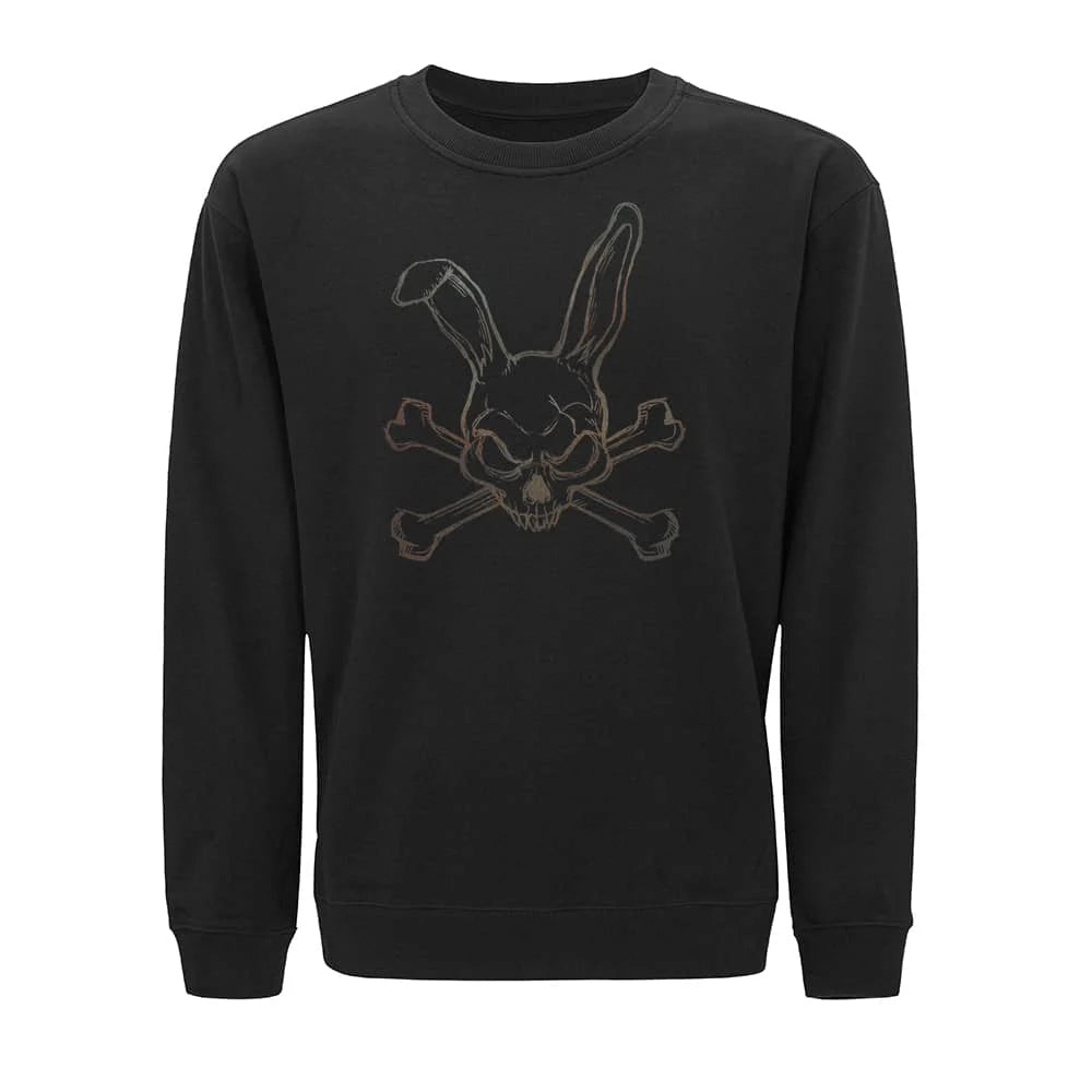 Sweatshirt med kaninskalle