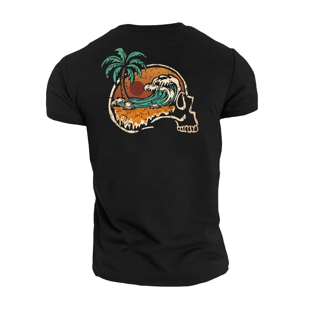 Skull Wave T-skjorte