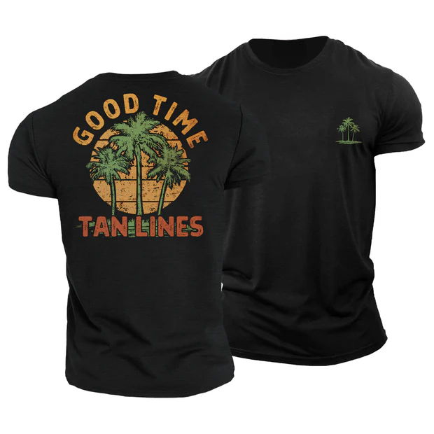 T-shirt Marques de bronzage