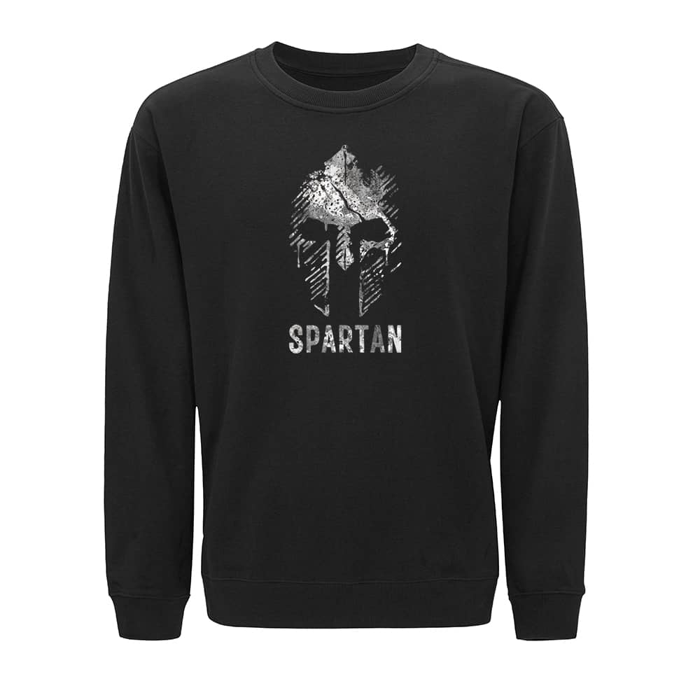 Sweatshirt med Spartan-hjelm