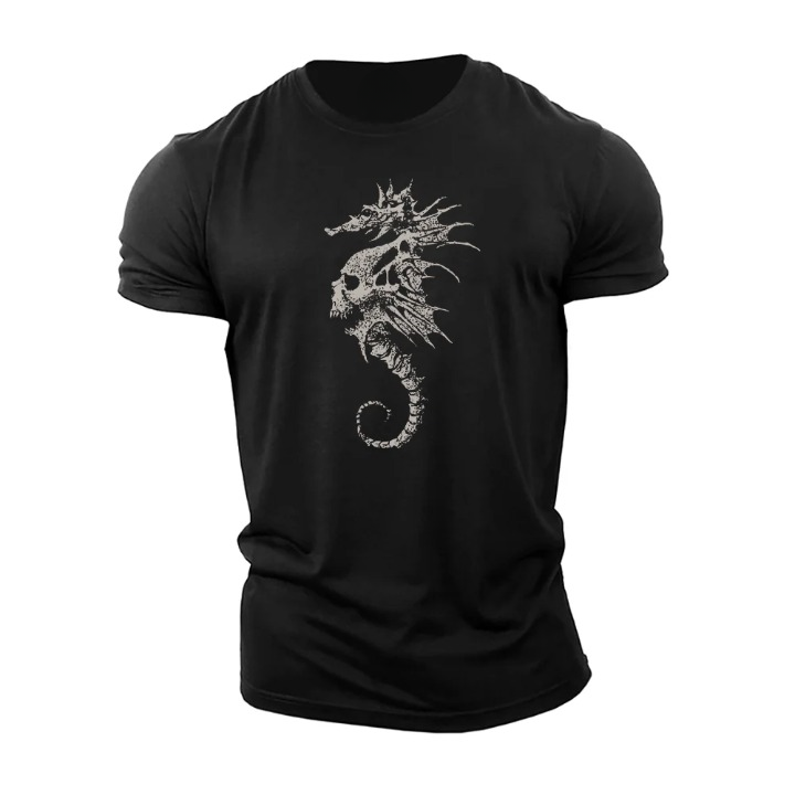 Seahorse Skeleton T-Shirt