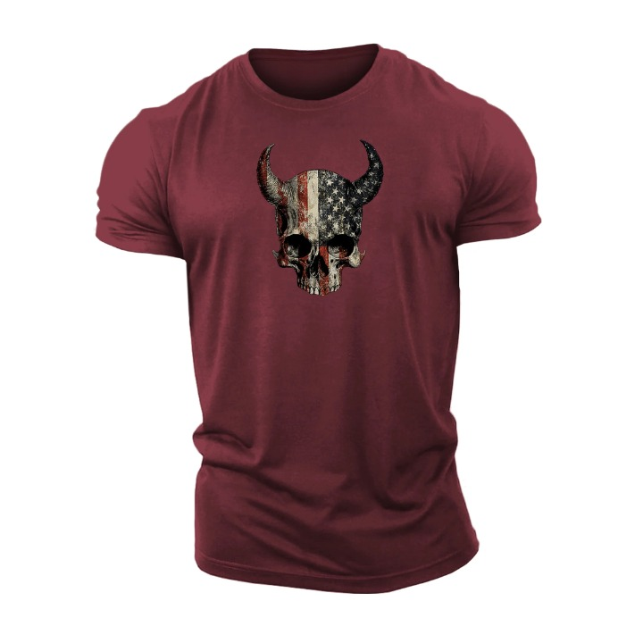 American Devil Skull T-Shirt