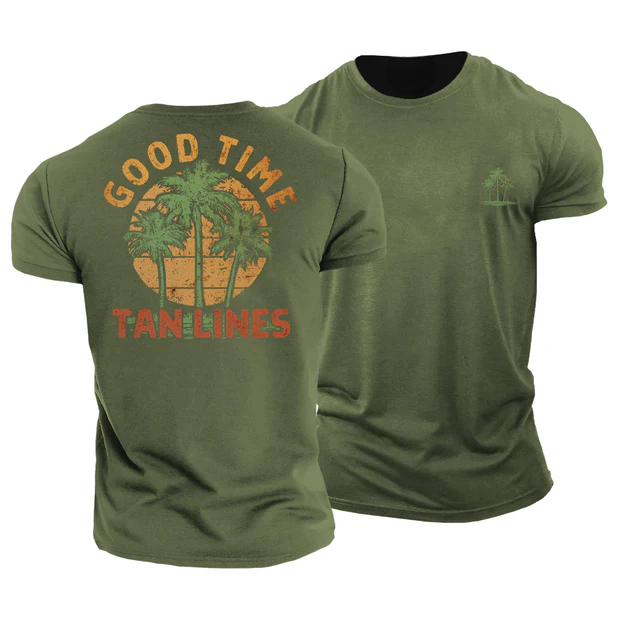 T-shirt Marques de bronzage