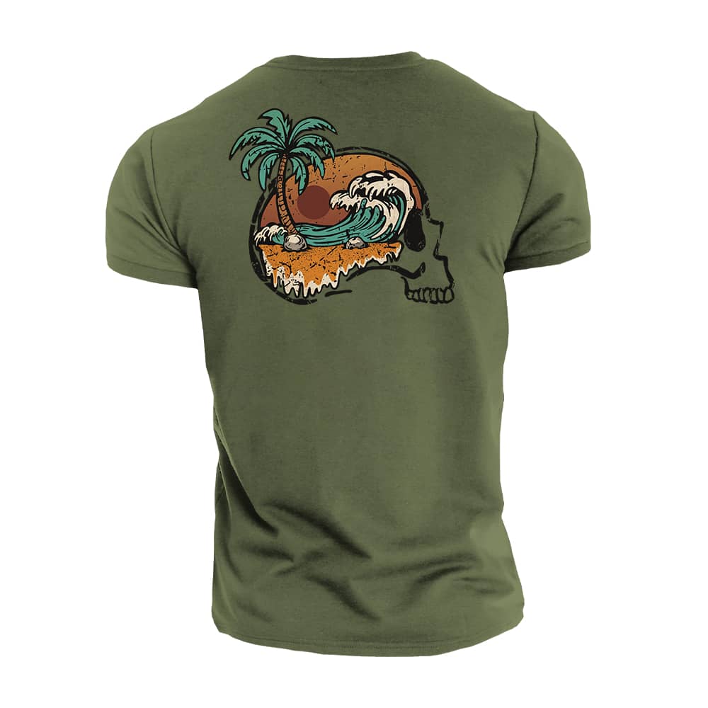 Skull Wave T-skjorte