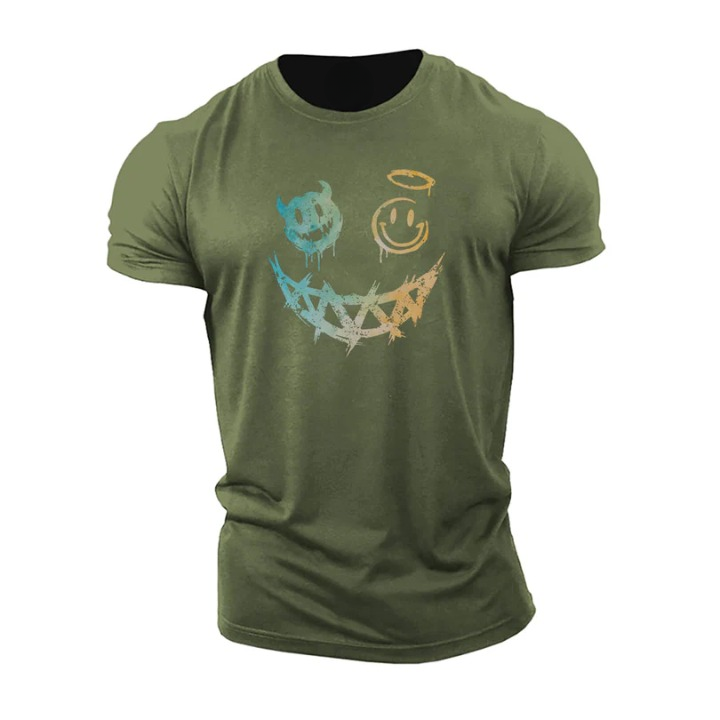Devil Angel Smiley T-Shirt