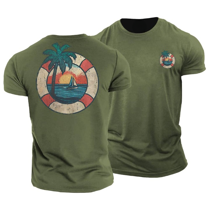 T-shirt met opblaasbanden