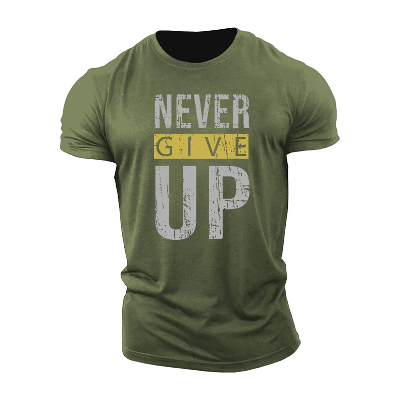 Le T-shirt Never Give Up