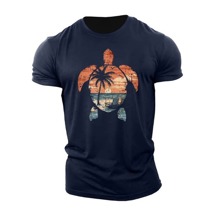 Fröhliches Schildkröten-T-Shirt