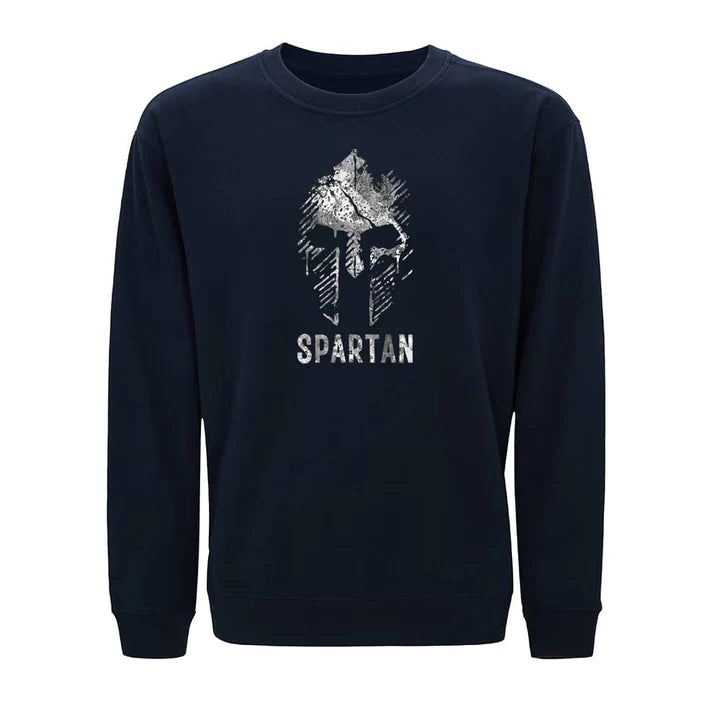 Sweatshirt med Spartan-hjelm