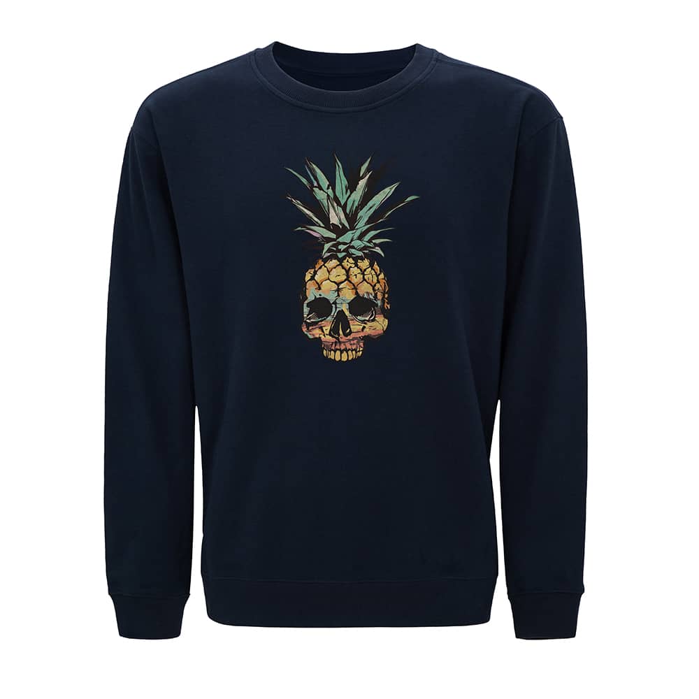 Sweatshirt med ananaskranium