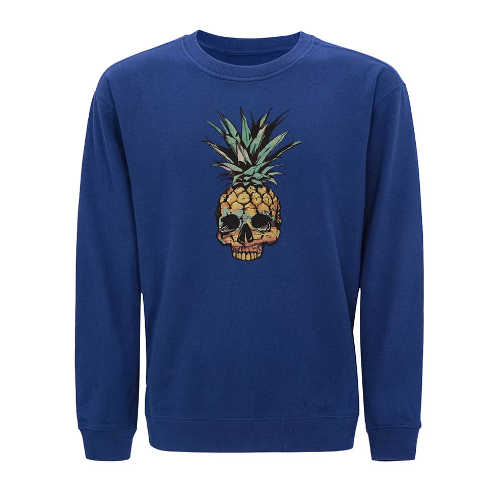 Sweatshirt med ananaskranium