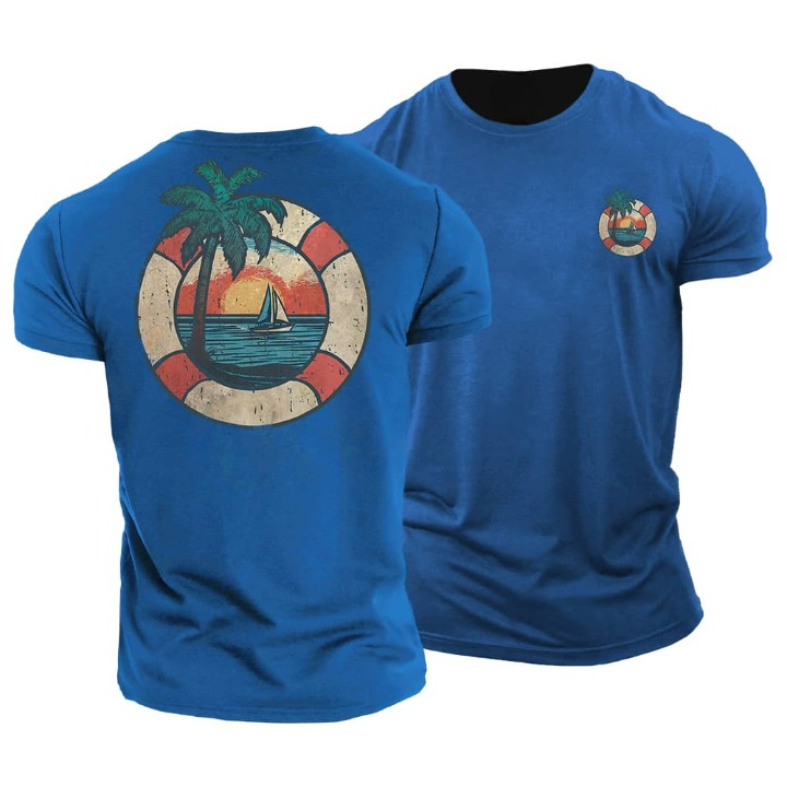 T-shirt met opblaasbanden