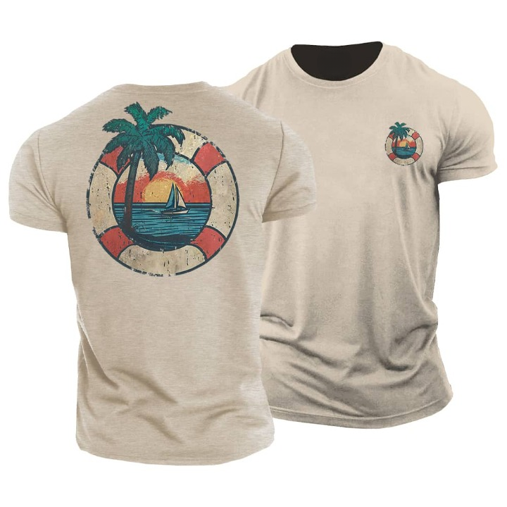 T-shirt met opblaasbanden