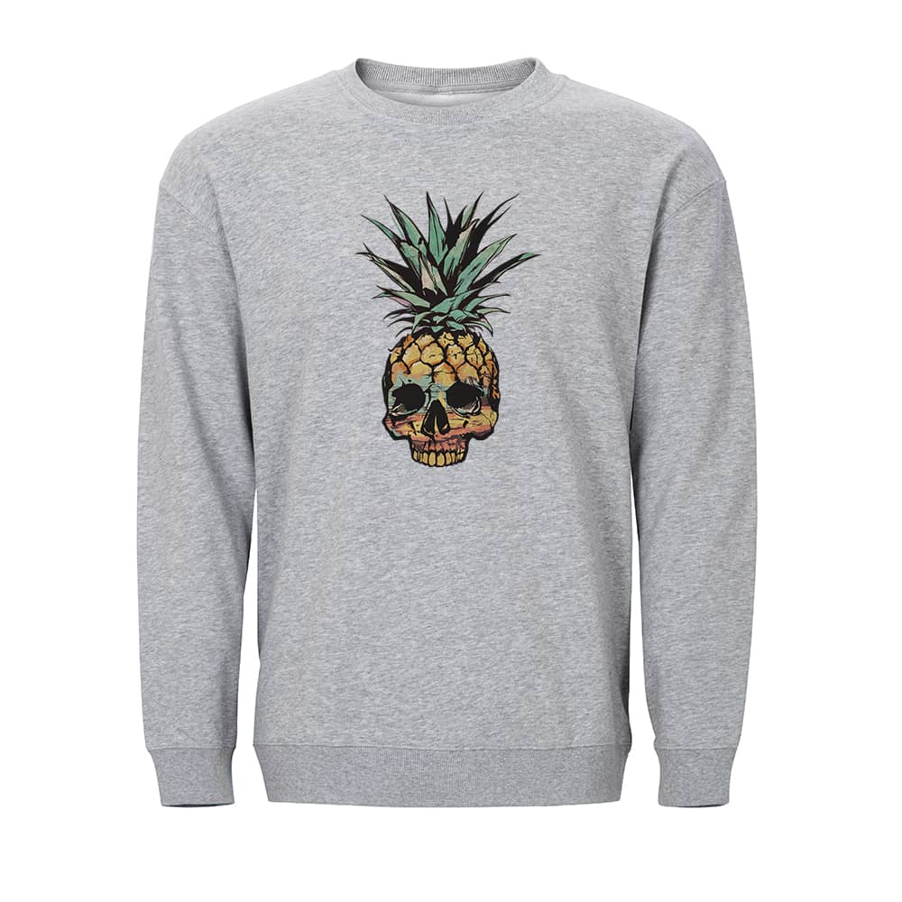 Sweatshirt med ananaskranium