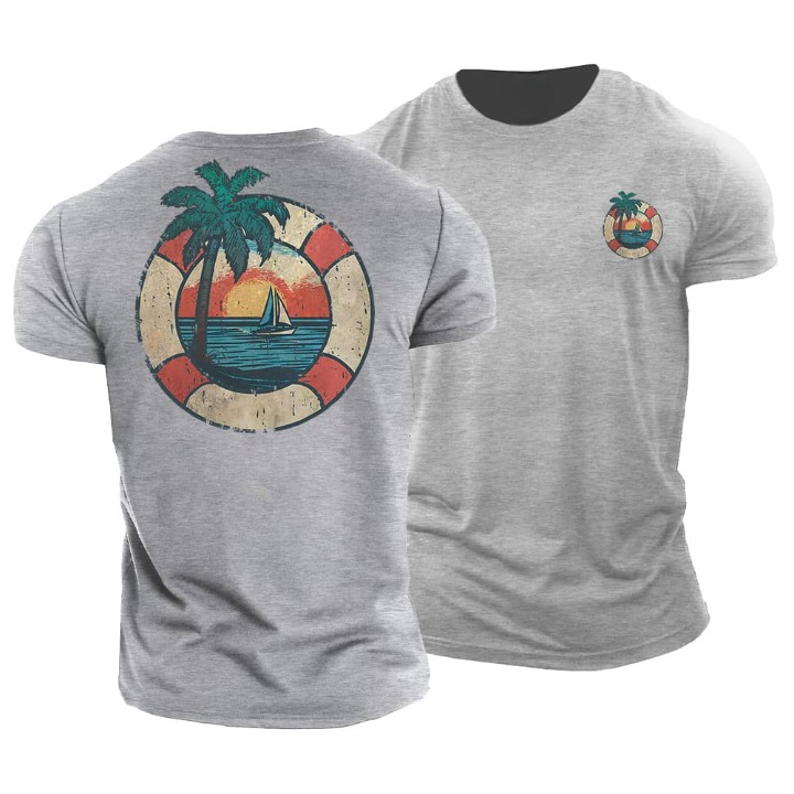 T-shirt met opblaasbanden