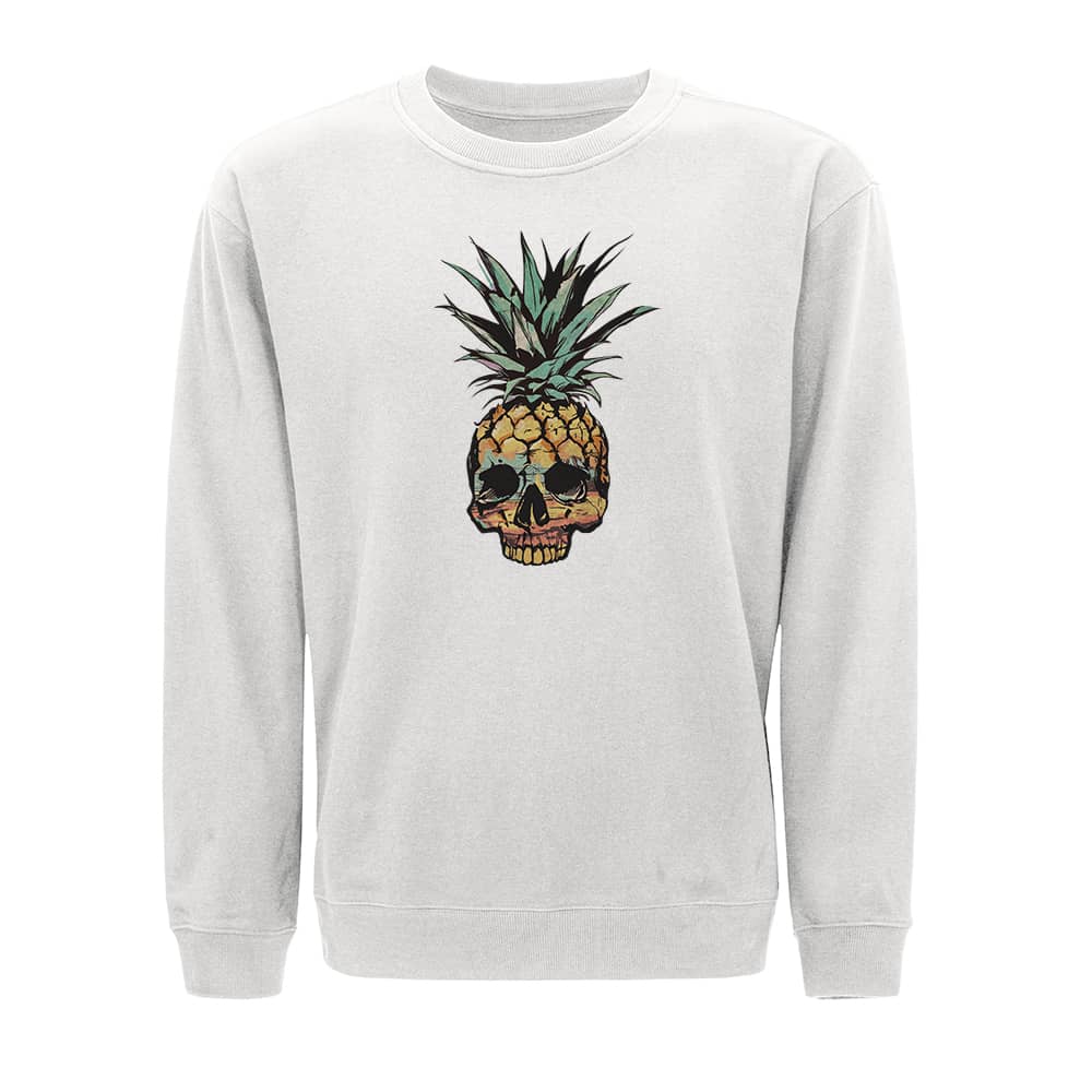 Sweatshirt med ananaskranium