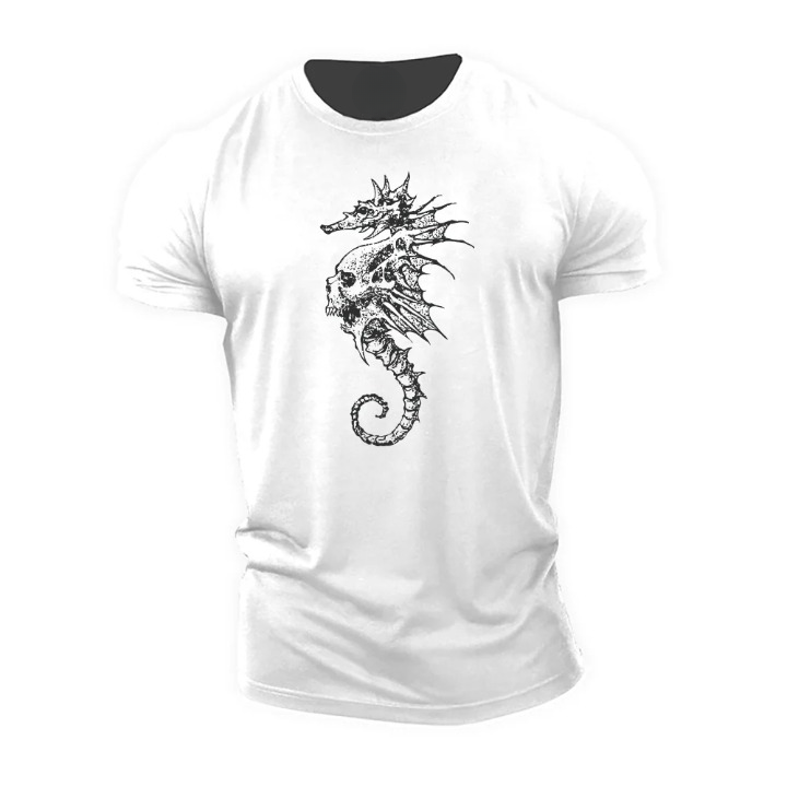 Seahorse Skeleton T-Shirt