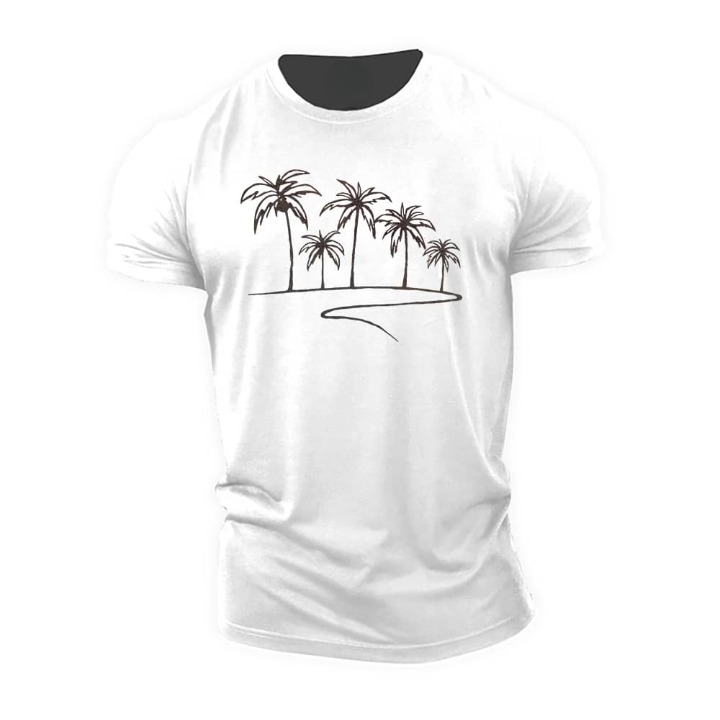 Simpel palme-T-shirt
