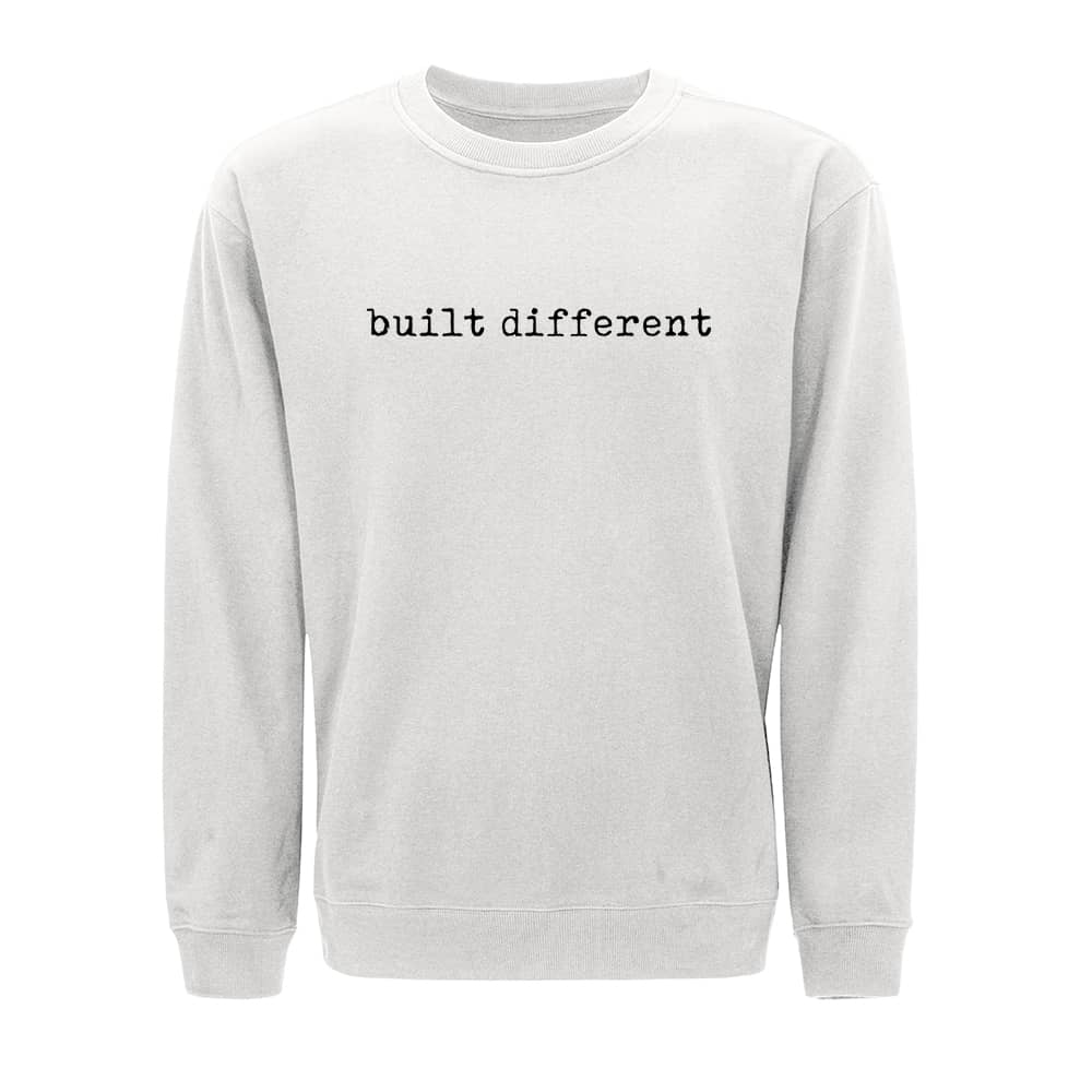 Bygget anderledes sweatshirt