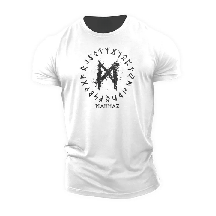 T-Shirt mit Mannaz-Rune