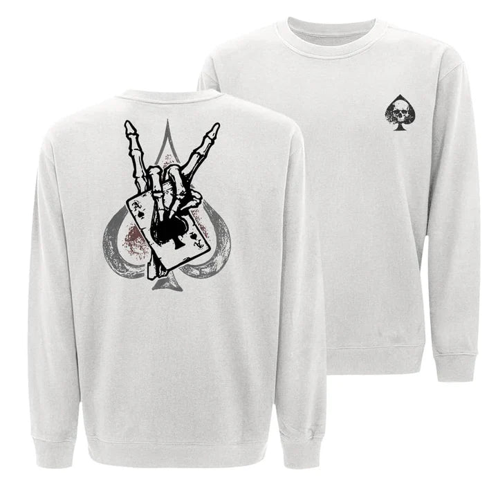Skull Poker-sweatshirt