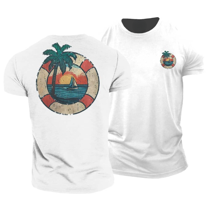 T-shirt met opblaasbanden