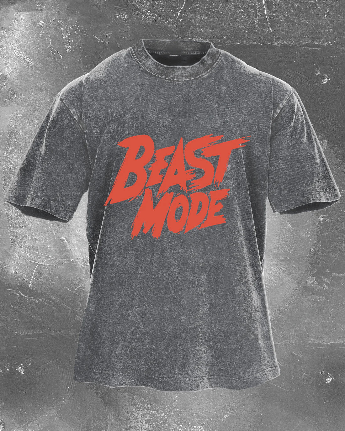 Greek
Μπλουζάκι Beast Mode με washed εφέ