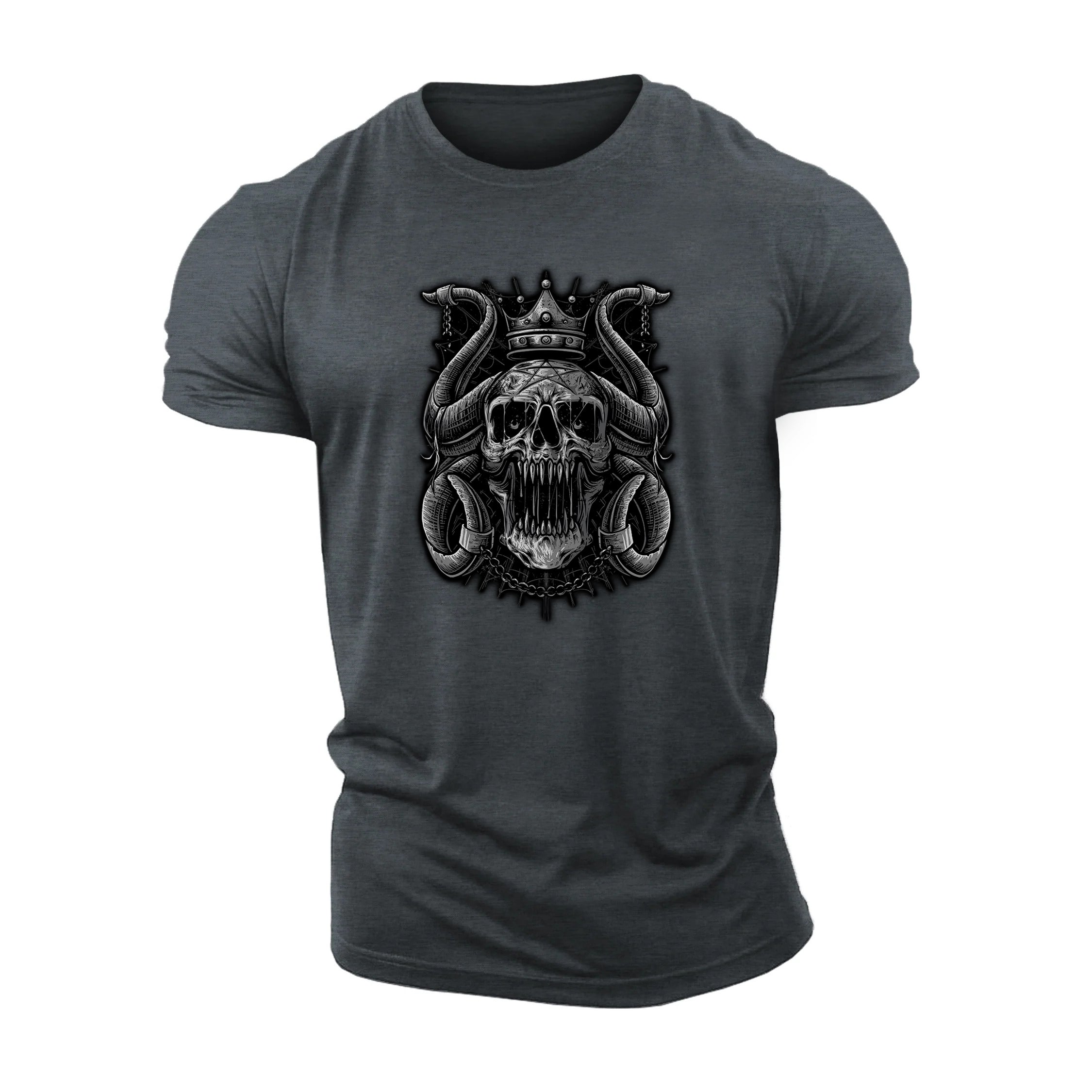 T-shirt Crâne Couronne enchaînée