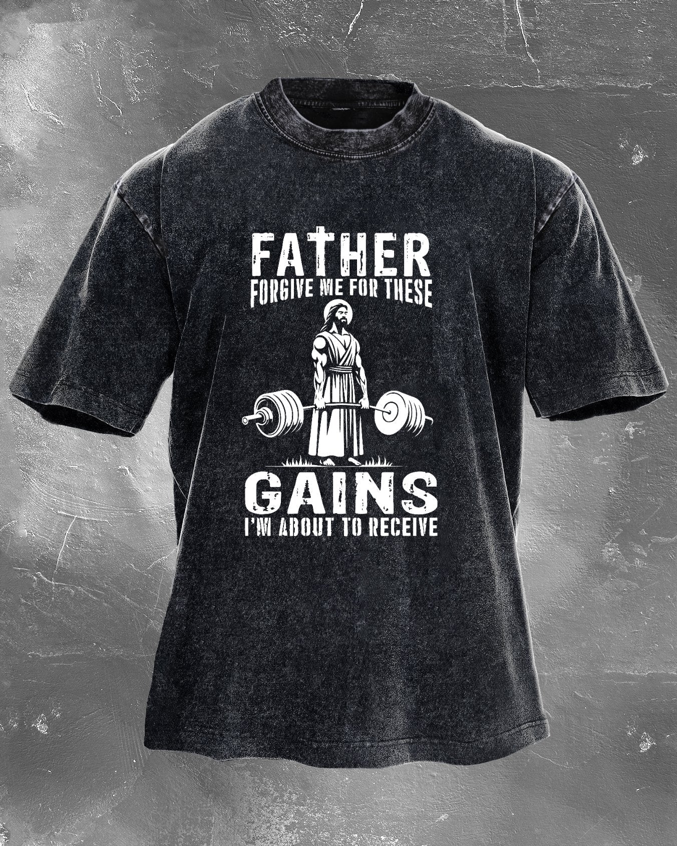 T-shirt Père, pardonne-moi pour ces gains