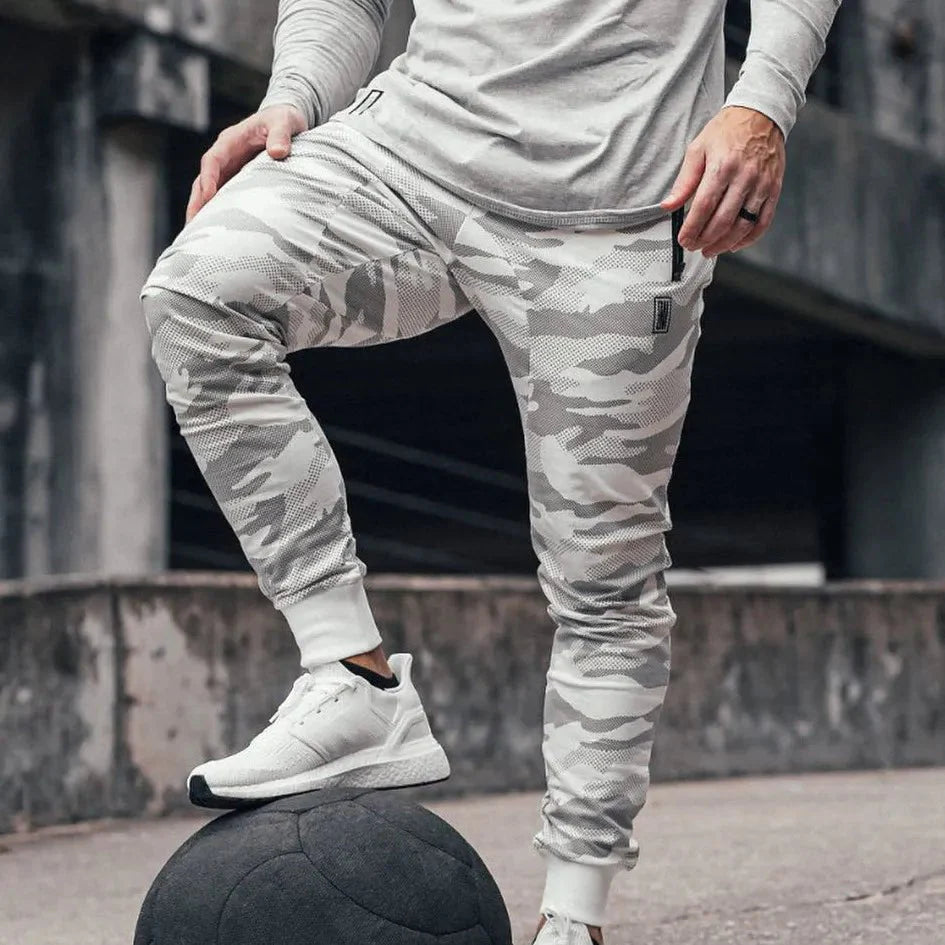 WYNR camouflagede joggebukser